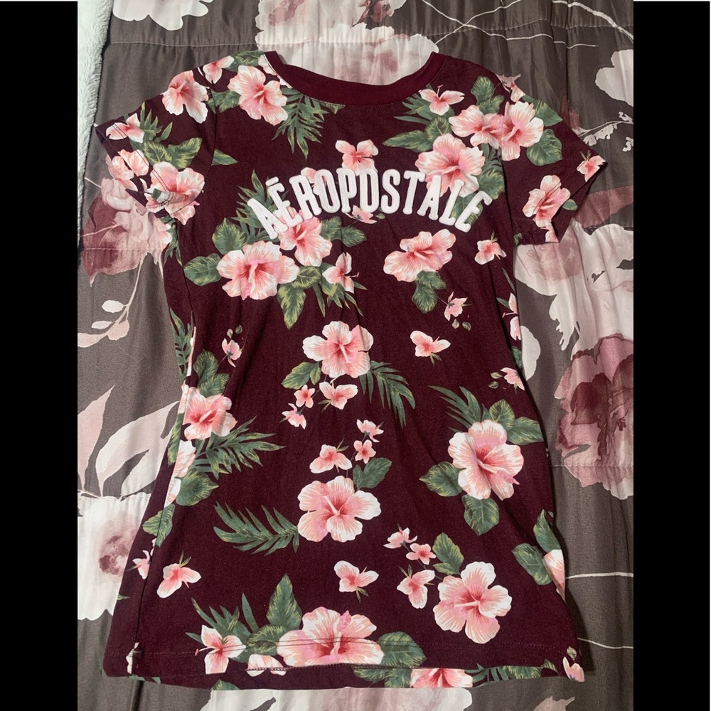 Floral Aéropostal short sleeve